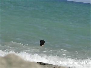 nudist beach video wonderful taut tramps